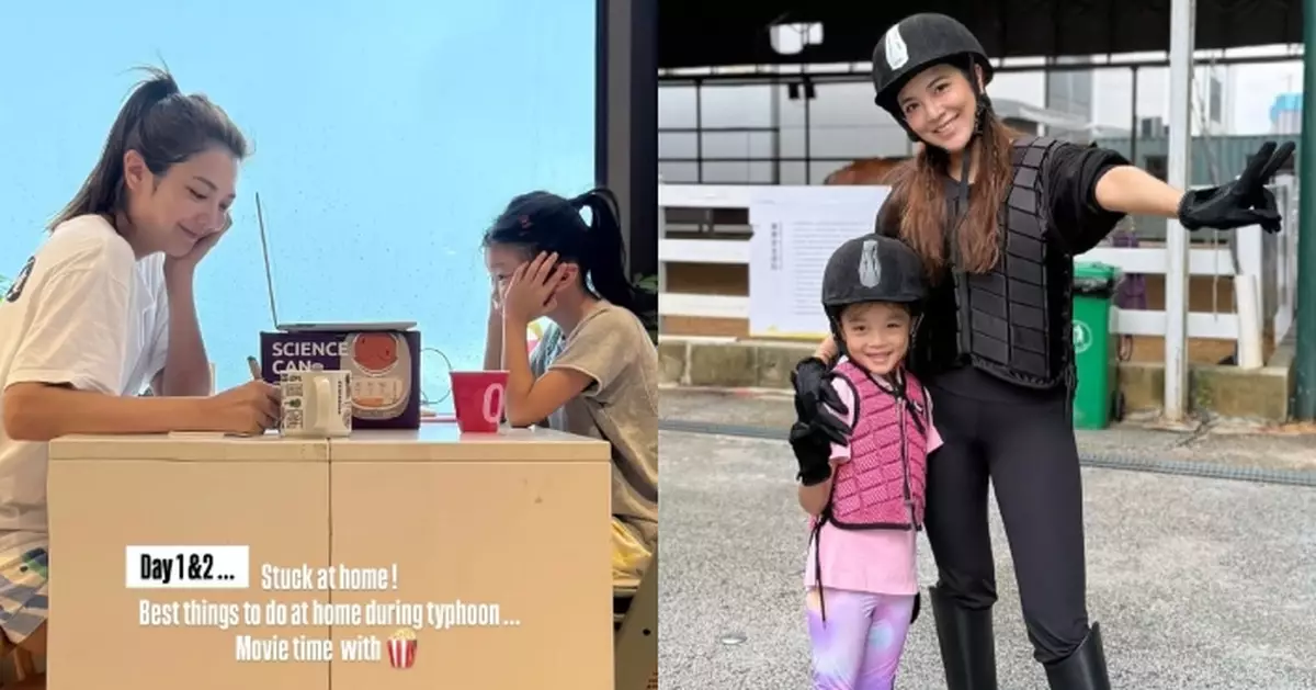 陳展鵬6歲囡囡升讀IB名校返得好開心 單文柔安排一系列活動陪小豬比過充實假期