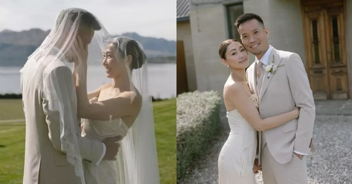 44歲胡定欣無預兆宣布婚訊 IG公開與圈外男友Akin甜蜜婚照