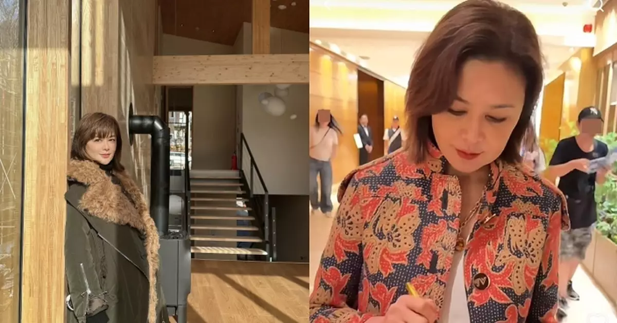 關之琳現身中環被野生捕獲 零濾鏡親民停步簽名