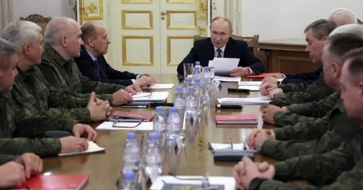 普京：烏軍持續後撤 俄羅斯掌握戰略主動權