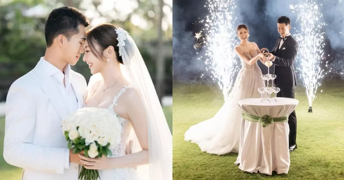 莊鍶敏公開唯美婚照 DeepV婚紗上陣大騷「Big」爆身材