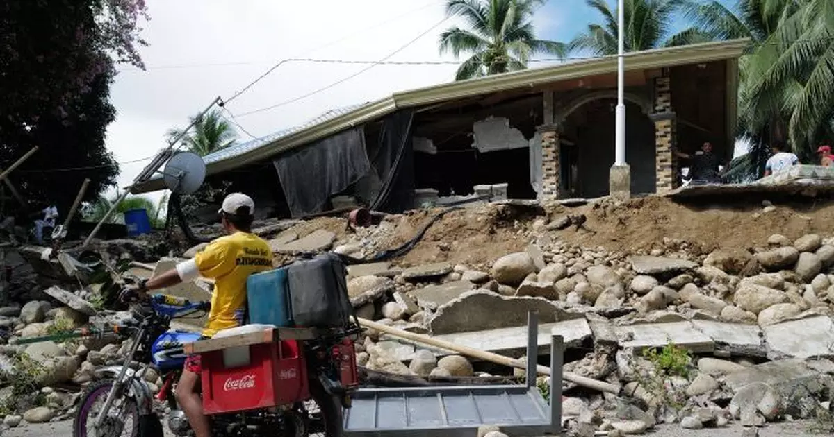 菲律賓南部周六6級地震　暫無傷亡報告