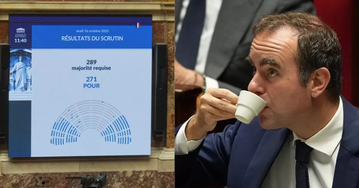 法國總理勒科爾尼避過國會兩項彈劾政府不信任動議