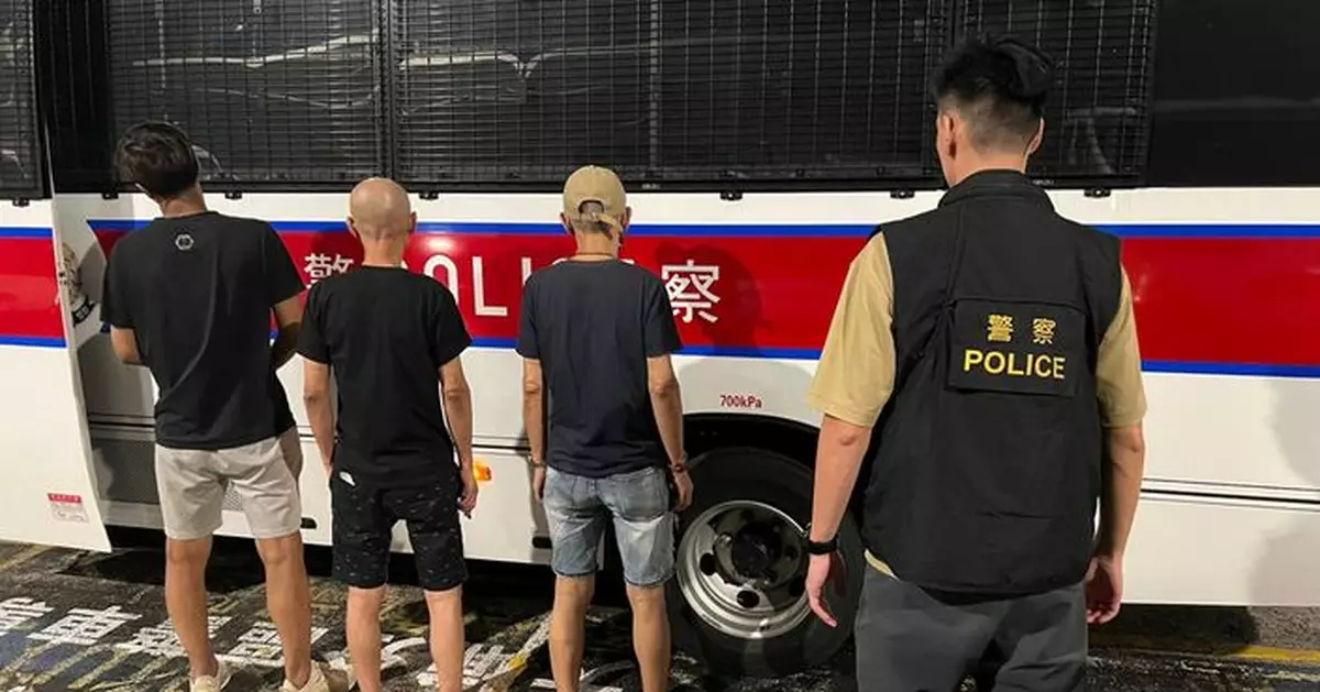 警方大埔搗破非法賭檔 拘4名男子包括兩名負責人