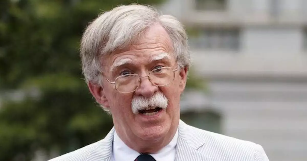 前美國國家安全顧問博爾頓否認不當處理機密資料