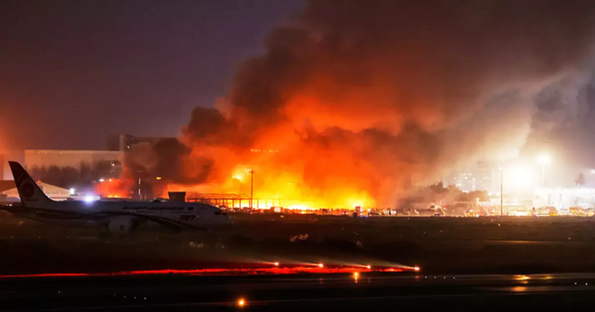 孟加拉達卡國際機場貨運大樓火警 航班升降全暫停