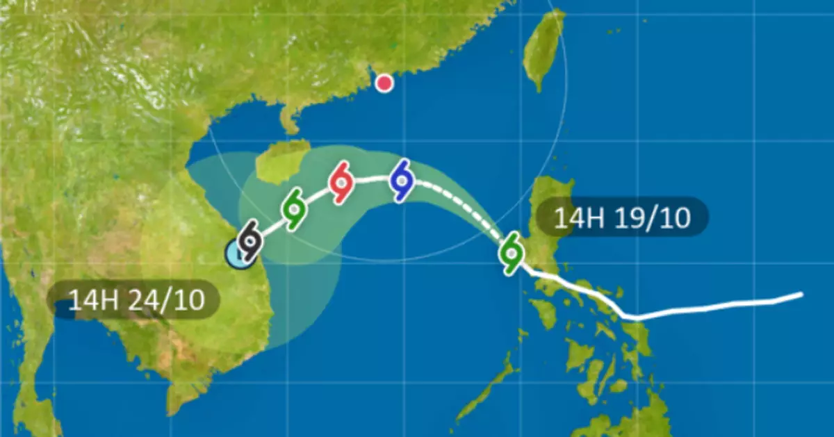 天氣｜「風神」漸近廣東沿岸 天文台考慮10.20黃昏前後直出三號信號