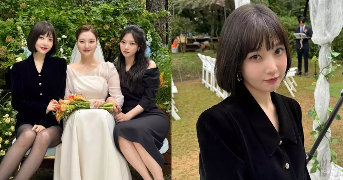 Joy出席胞妹婚禮「一門三美」合照掀熱議 男友Crush獻聲唱祝歌