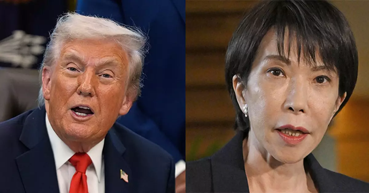 特朗普下周訪日會見新任首相高市早苗 日方冀日美首腦建個人互信