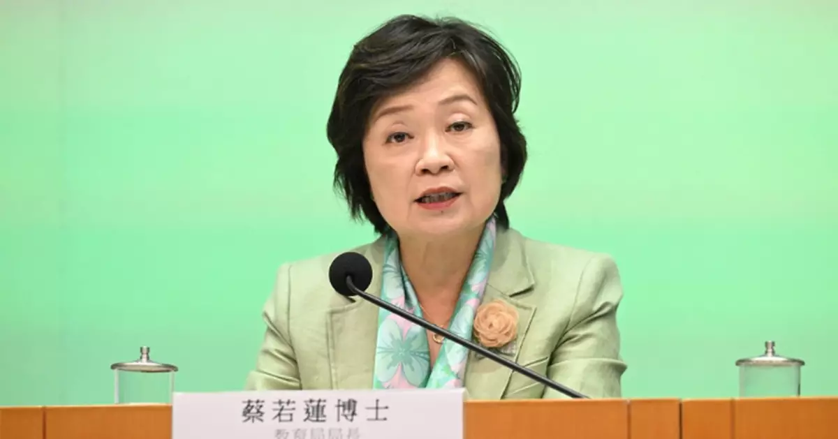 蔡若蓮﹕教育局將恆常化三層應急機制支援高輕生風險學生 計劃擴展至小四