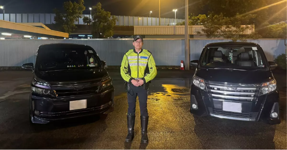 警東區打擊非法取酬載客 拘兩男司機扣兩私家車