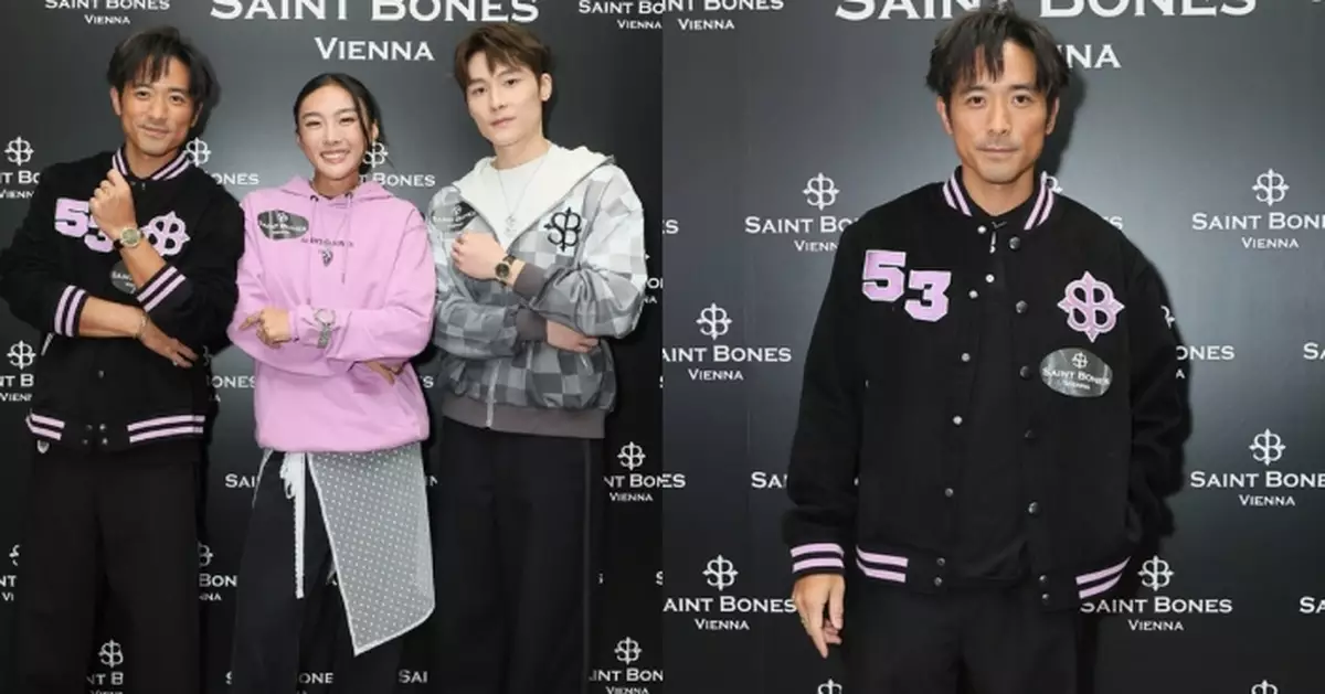 與湯君耀楊文蔚出席手錶品牌新店開幕典禮 林德信自爆同太太同為好「飾」之人