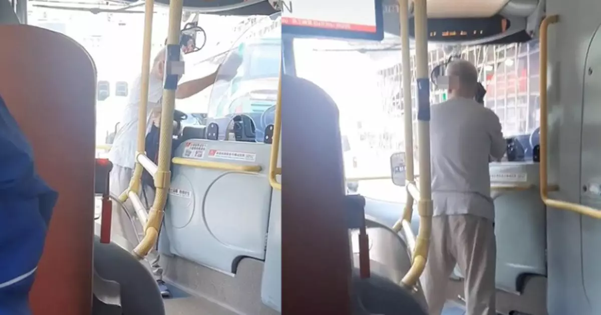 疑不滿只開單邊門與九巴司機爭執遭揶揄「窮人多要求」 阿伯嬲爆：我大把錢多過你！