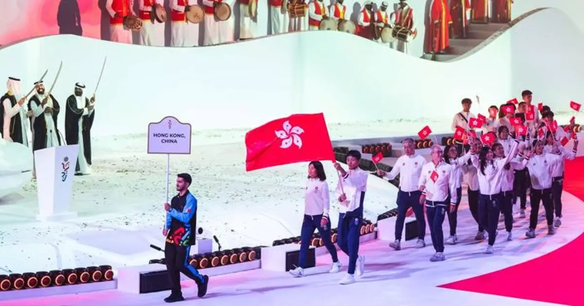 亞青運揭幕 霍震霆勉勵青年運動員透過運動廣結友誼