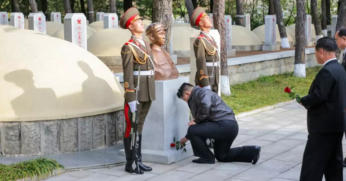 抗美援朝75周年 金正恩參謁北韓中國人民志願軍烈士陵園