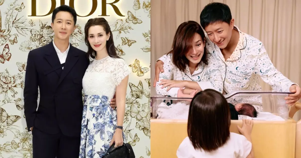 韓庚盧靖姍宣布二胎囝囝出世 晒一家四口合照勁溫馨