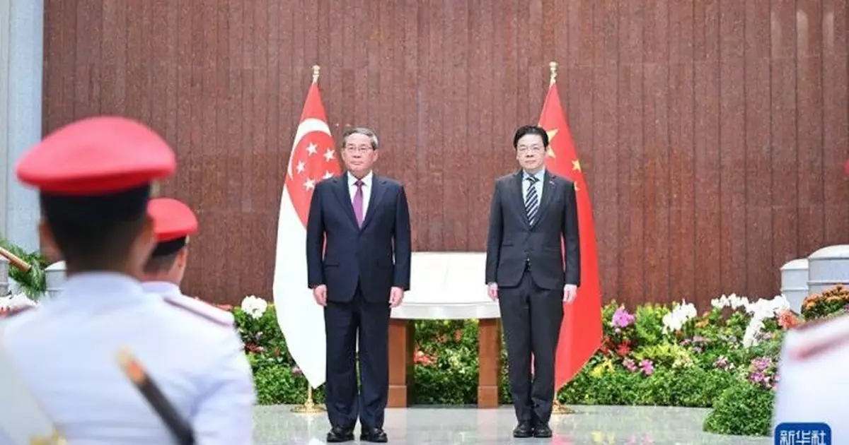 李強會晤黃循財 　冀新加坡續為中國企業在當地運營提供支持