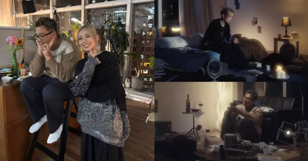 陳樂頤吳林峰八號風球下合唱 畢加索風MV鬥「心亂如麻」