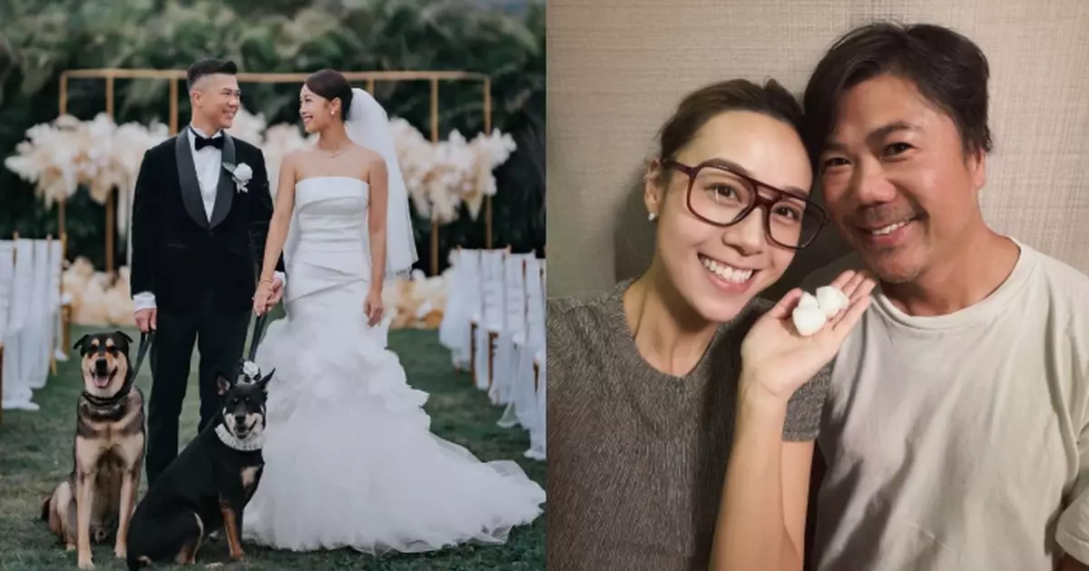 黃心穎手執棉花賀結婚2周年 與老公泥鯭簡單慶祝已滿足