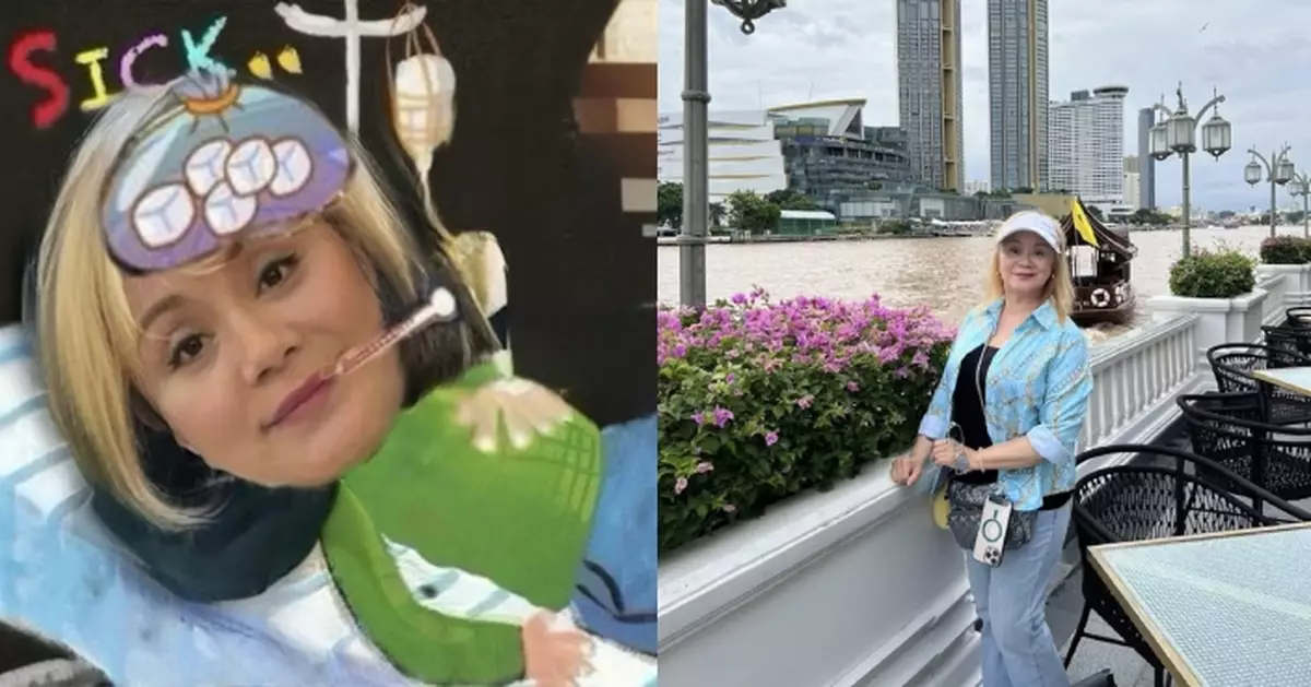 大姐明林建明自爆病了兩個多月！ 向好友報平安盼「生生猛猛」