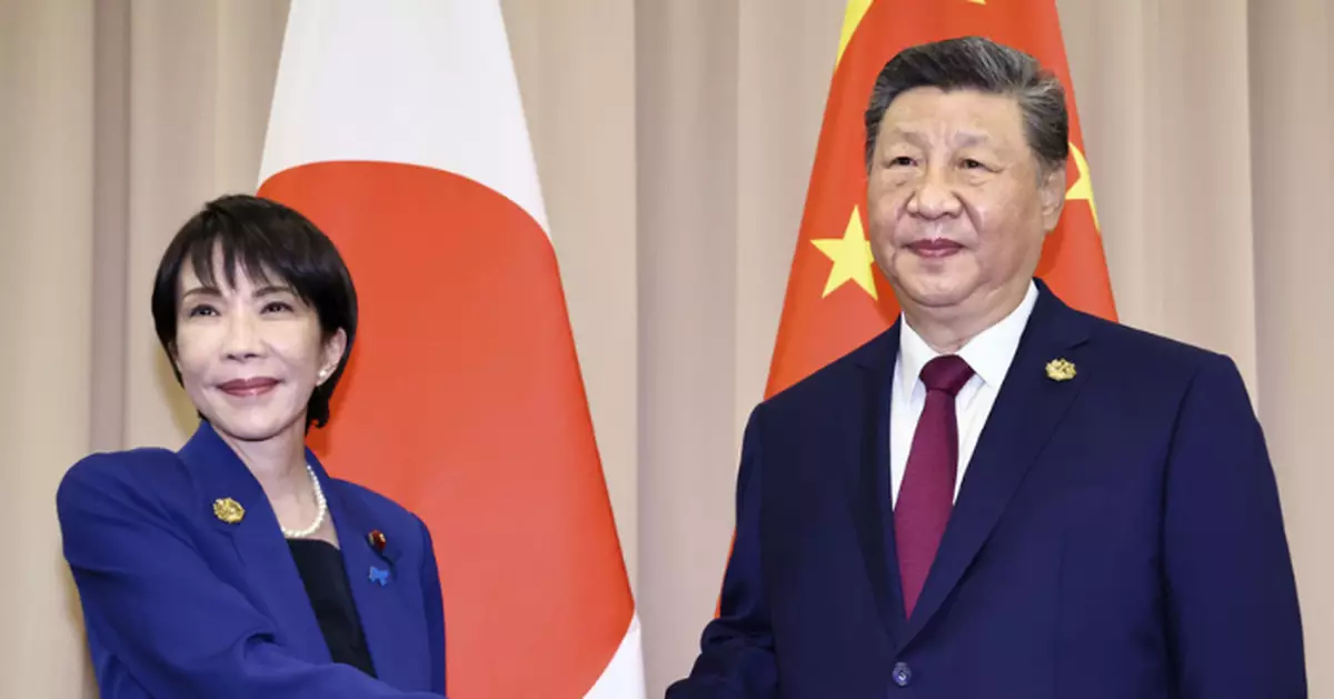 習近平晤高市早苗 冀保持溝通推動兩國關係向前發展