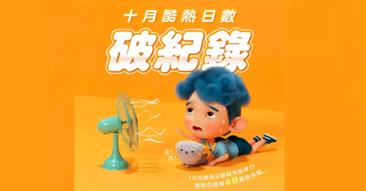 天氣 | 天文台下午飆至33.1度 創有記錄來最熱「寒露」