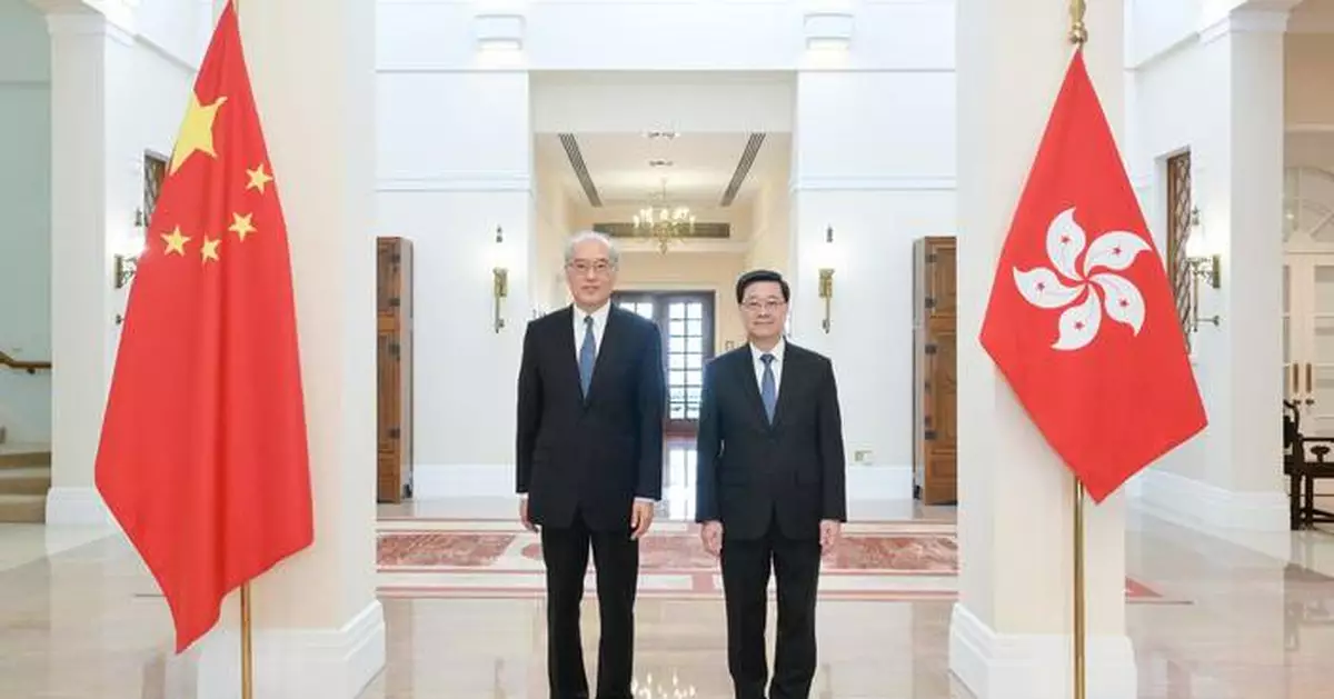 李家超與最高人民法院院長張軍會面　感謝支持律政司工作