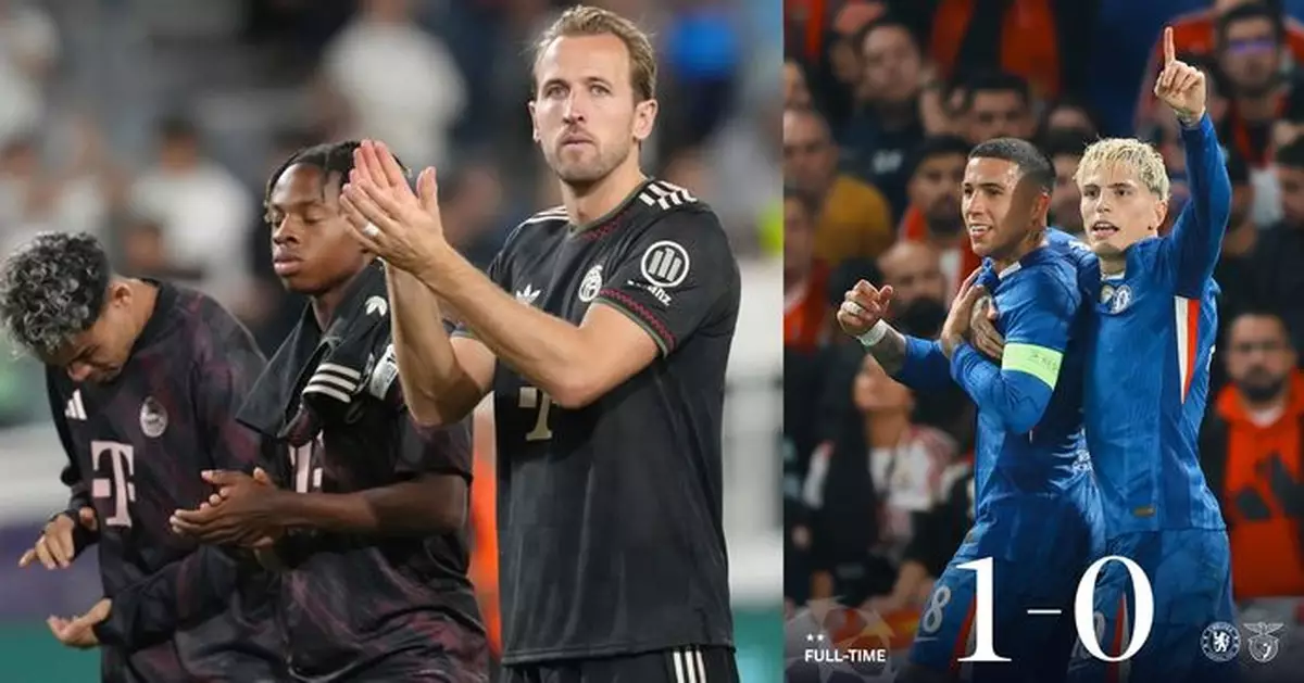 利物浦0:1加拉塔沙雷　車路士1:0挫前帥摩連奴領軍的賓菲加