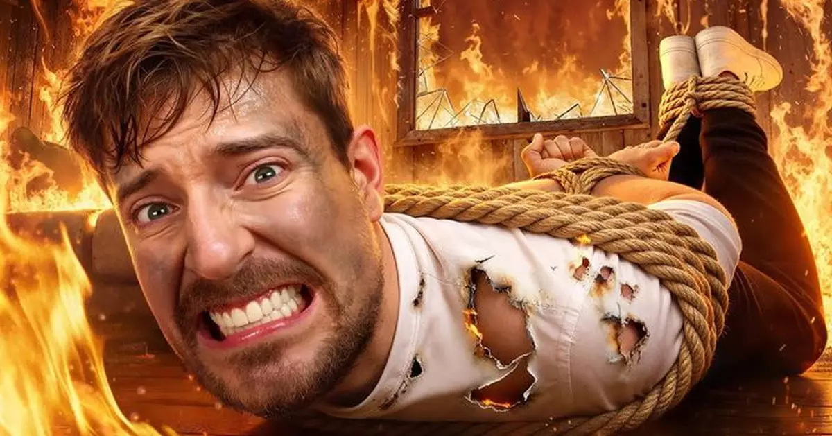 世一YouTuber再惹議 新片搵特技演員「火海闖關」搶50萬美金 遭斥枉顧安全