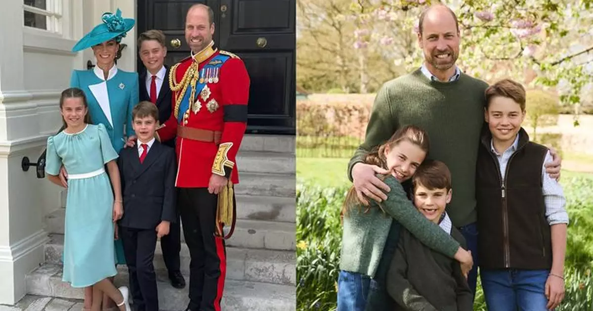 威廉分享育兒經禁3仔女玩手機 罕有談及哈利 望下代不重蹈童年困境