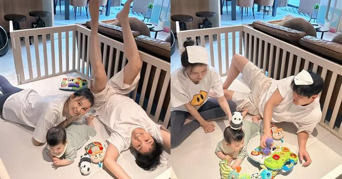 蕭正楠晒囝囝新相呻失寵 黃翠如：聞到好大浸醋味！