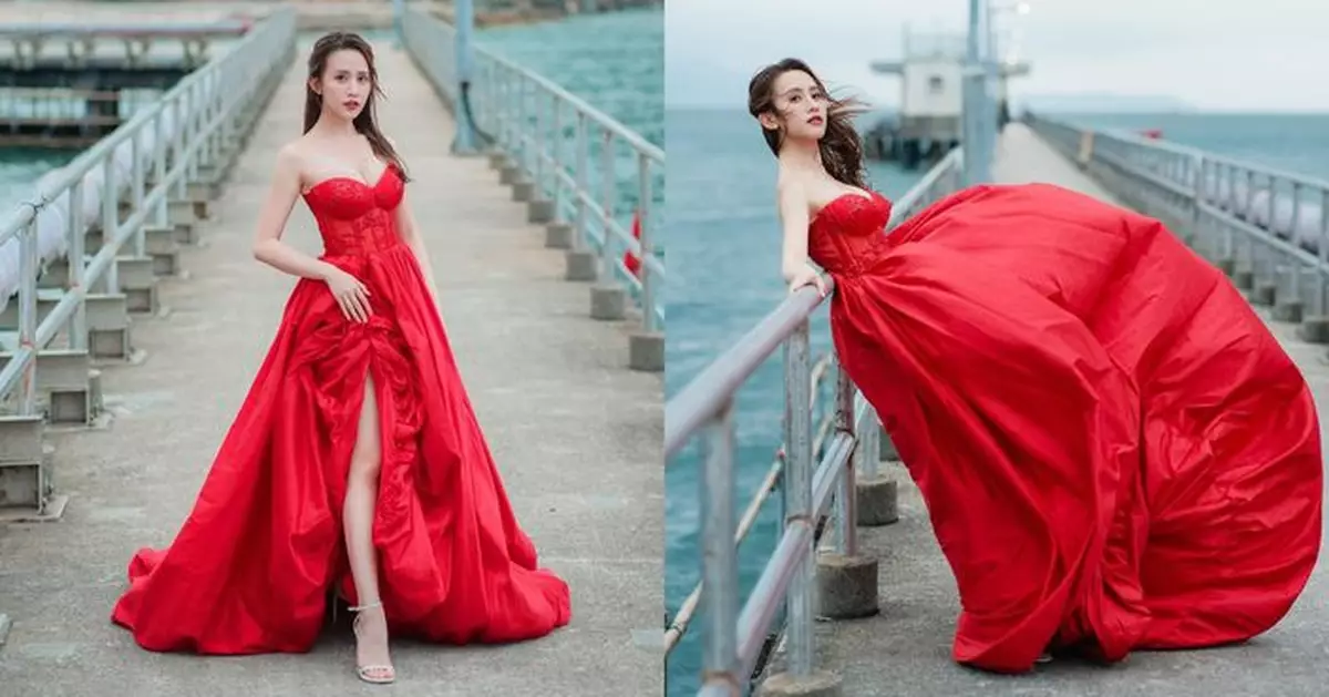 「東張女神」梁菁琳Tube Dress上陣谷胸晒線  化身暴風女神拋金句自勉