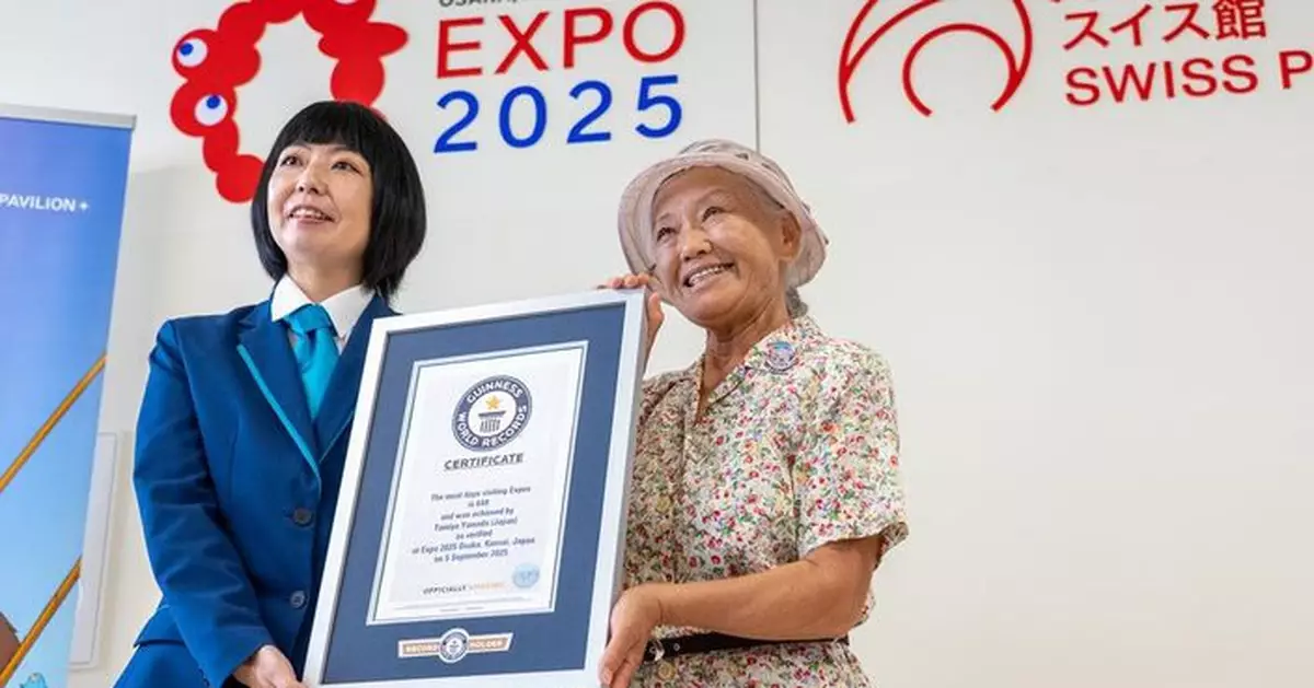 184日無間斷打卡大阪世博 76歲「世博婆婆」四度全勤再創紀錄