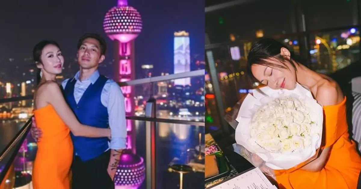 湯怡上海慶生腹部微隆惹揣測 發文「人生總有驚喜」暗藏玄機？