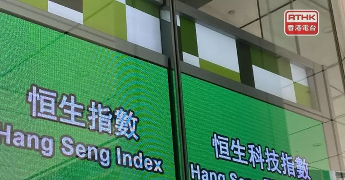 恒指失守27000點收市　科技股回吐　金礦及晶片股上揚