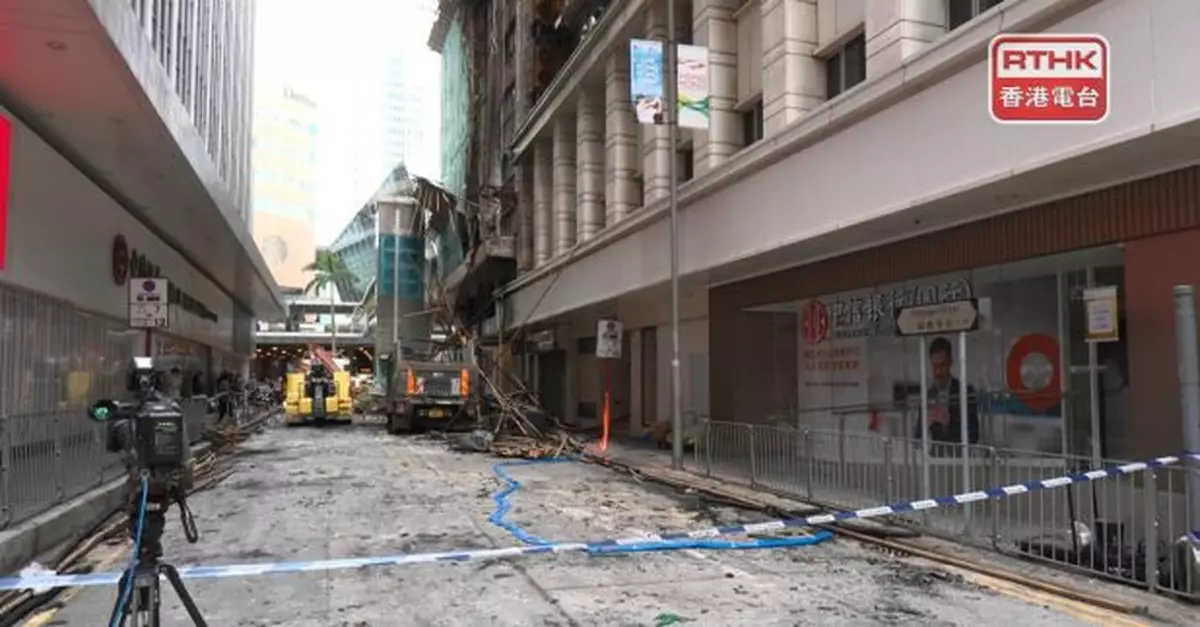 中環華懋大廈三級火兩名危殆傷者其中一人轉為穩定