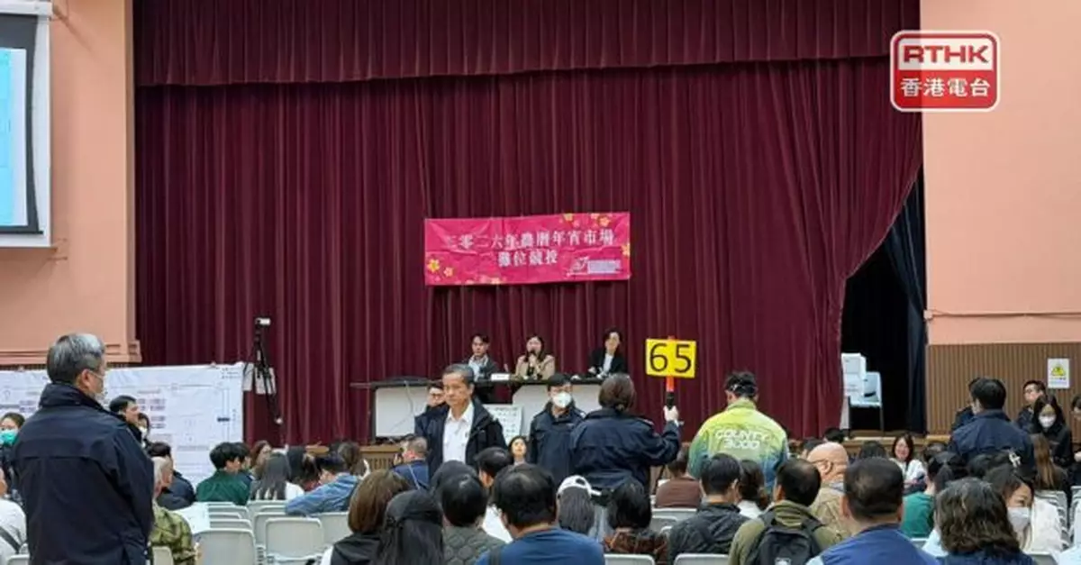 維園農曆年宵市場攤位公開競投　食環署：首日184個攤位全租出