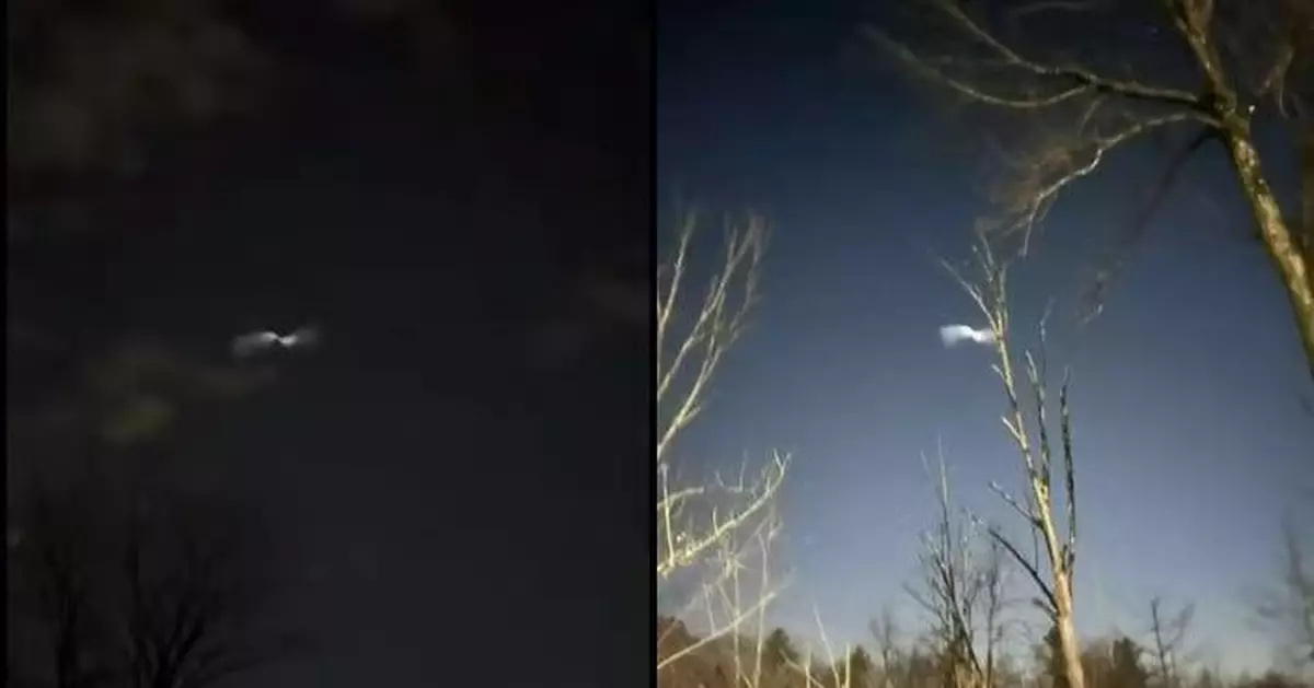 美民眾目擊夜空神秘「S形光帶」惹UFO疑雲 專家揭真身其實是……