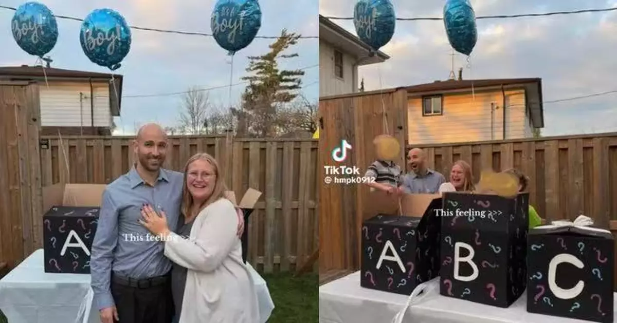 育3子恨生囡 加國媽懷三胞胎驚揭又全係「男仔」