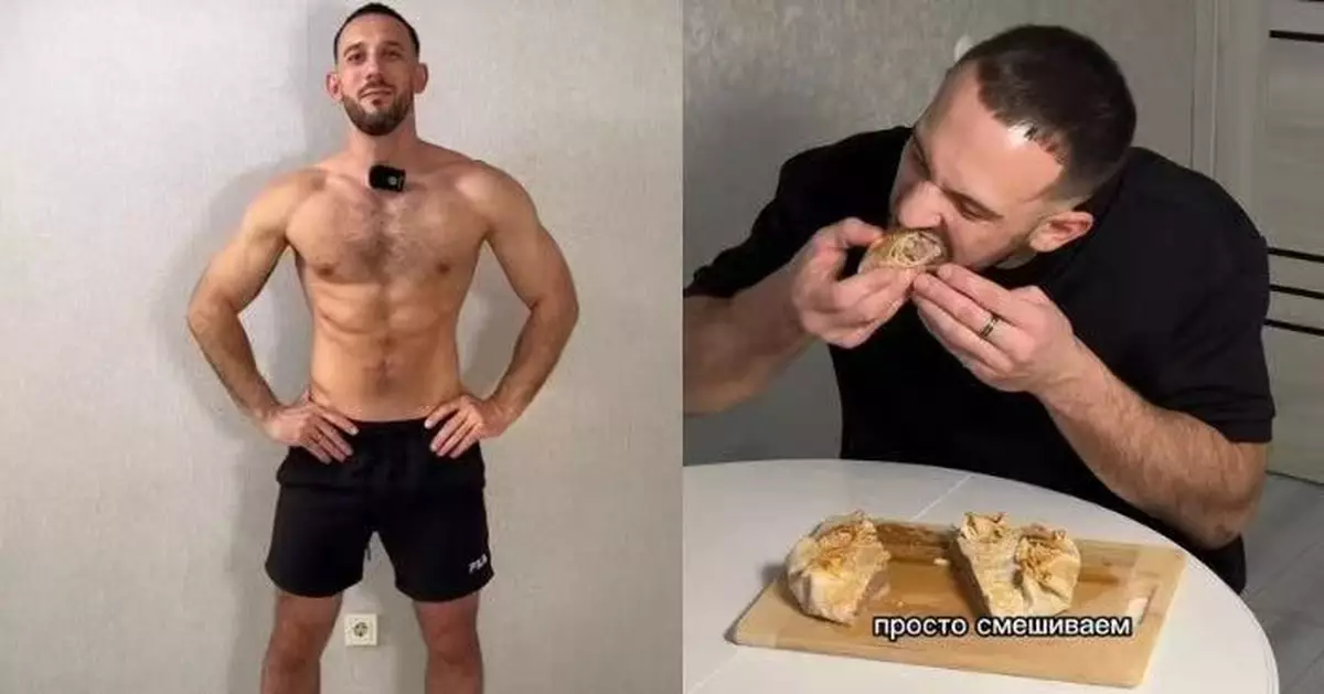 為挑戰減肥比賽日暴食1萬卡增重 俄健身網紅睡夢中突心臟驟停身亡