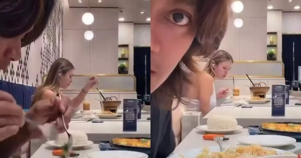 餐廳直播偷拍俄女模 大馬網紅當眾開黃腔做不雅手勢惹公憤