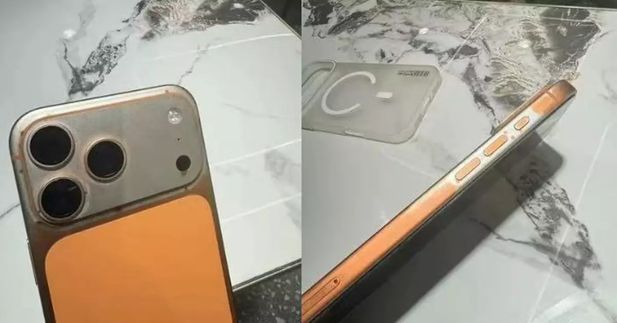 塗層疑遭酒精濕紙巾腐蝕 iPhone 17 Pro Max「宇宙橙」嚴重掉漆引關注