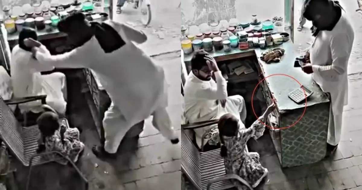 搶劫雜貨店獲5歲女童遞棒棒糖 巴西搶匪瞬間被感化主動歸還贓物離開