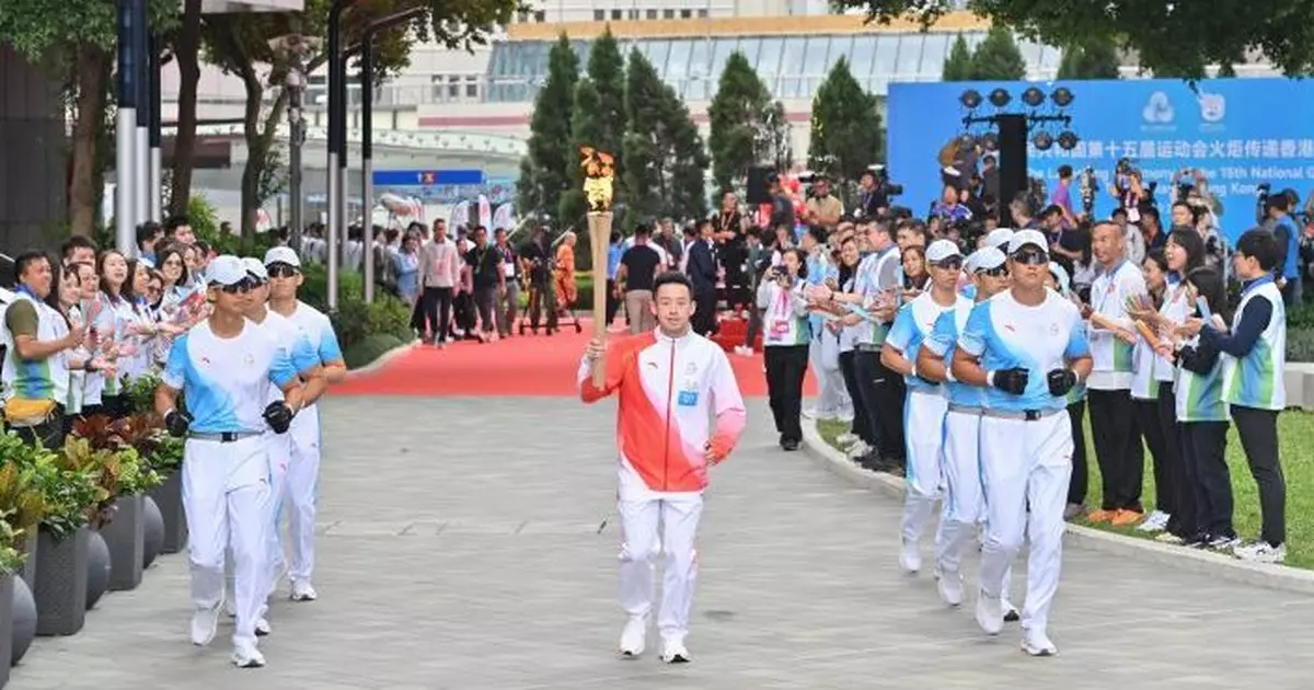 全運會｜本港賽區50名火炬手參與接力傳遞  乘渡輪往尖沙咀轉乘開篷巴士至啟德體育園