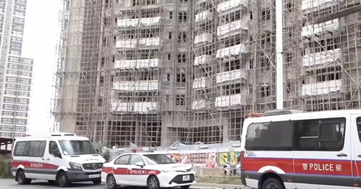 秀茂坪安禧街地盤工業意外 男子疑失足9層高棚架墮下死亡