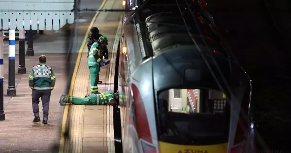 英國火車發生懷疑持刀襲擊案 兩名男子被捕