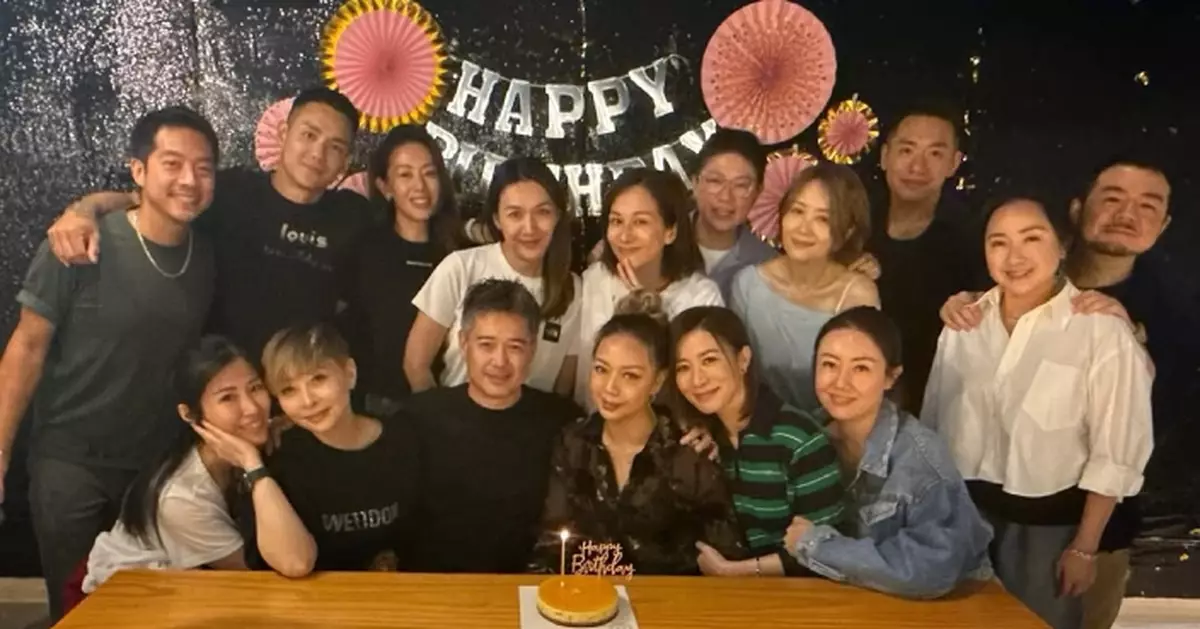 七魔女齊集為前華姐慶生迎接49歲 鍾麗淇感恩好姊妹相伴在旁被愛包圍