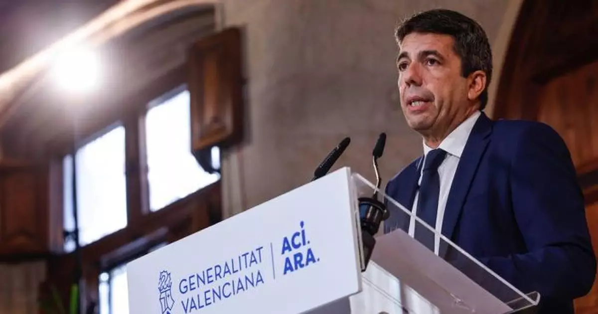 被批評應對水災不力的西班牙巴倫西亞自治區主席馬松辭職