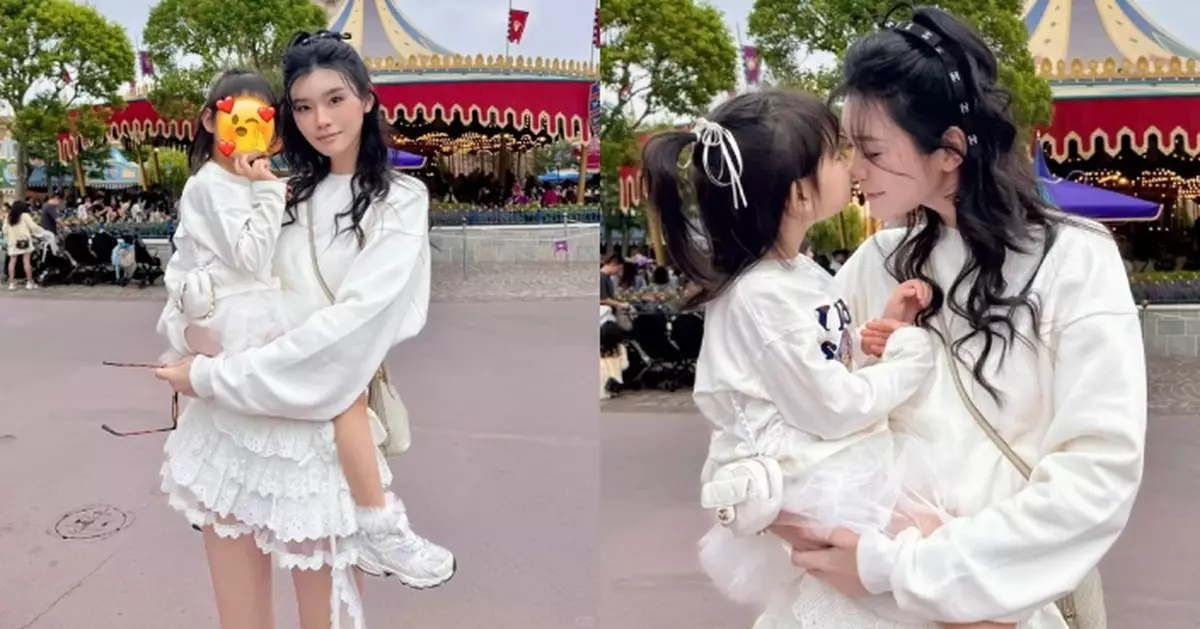 何猷君奚夢瑤一家遊主題樂園為囡囡慶生 4歲壽星女孭過萬名牌袋貴氣十足