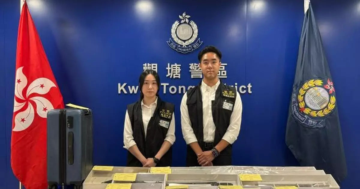 警方觀塘公屋單位搗毒品及武器倉庫  拘無業男檢470萬海洛英及一批刀